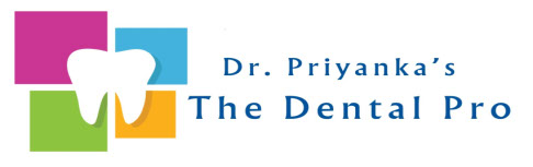 colorful dental logo with a white tooth and four colored squares in pink, blue, green, and orange